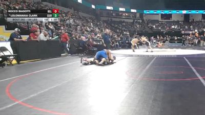 190 lbs Round Of 32 - Rocco Biasotti, Bellarmine (CC) vs Lolomanaia Clark, Clovis (CS)