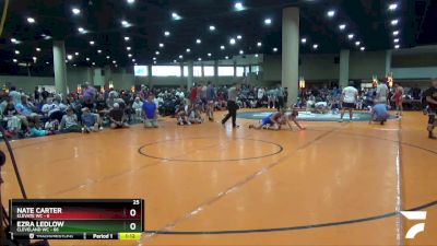 125 lbs Quarters & Wb (16 Team) - Ezra Ledlow, Cleveland WC vs Nate Carter, Elevate WC