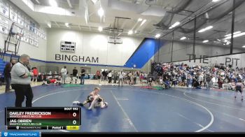 55 lbs Semifinal - Oakley Fredrickson, Wasatch Wrestling Club vs Jag OBrien, Wasatch Wrestling Club