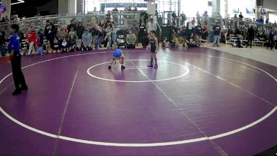 42 lbs Round 2 - Valeria Gutierrez, Gracie Barra Westchase Wrestling Club vs Olivia Hawes, Cowboy Wrestling Club