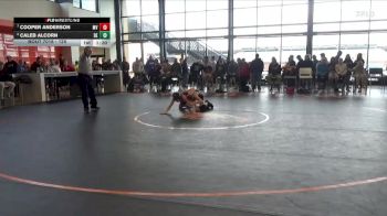 125 lbs Quarterfinal - Cooper Anderson, Mount Vernon vs Caleb Alcorn, DC Elite