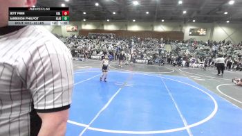 62 lbs Quarterfinal - Jett Finn, USA Gold vs Jameson Philpot, Gladiator WC