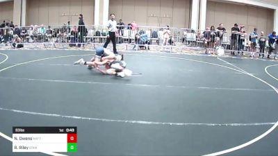 83 lbs Consi Of 8 #1 - Nathan Owens, Mattime vs Ronan Riley, Stampede WC