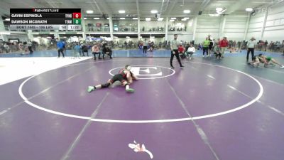106 lbs Quarterfinal - Gavin Espinola, Tyngsborough vs Dawson Mcgrath, Team Tugman