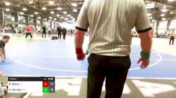 100 lbs Rr Rnd 1 - Braxtyn Bauer, Fort Hammers vs Andre Cerrato, Grit Alliance