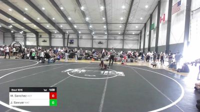 53 lbs Rr Rnd 2 - Maximus Sanchez, Victory Wrestling-Central WA vs Jacob Sawyer, Mat Demon WC