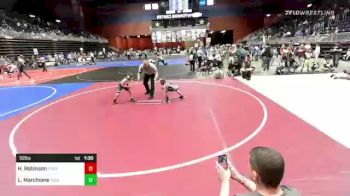 52 lbs Semifinal - Hayden Robinson, Thermopolis WC vs Leah Marchione, Pioneer Grappling