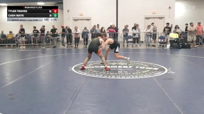 144 lbs Round Of 32 - Tyler Traves, VA vs Cash Mays, IN