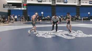 141 lbs Semifinal - Kieran Thompson, Adams State vs Apollo Cruz, Colorado Mesa