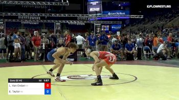 120 lbs Cons 32 #2 - Luke Van Orden, Nevada vs Easton Taylor, Kansas