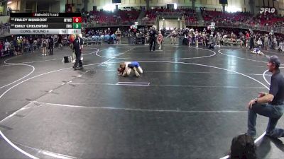 65 lbs Cons. Round 4 - Finley Mundorf, Mullen Youth Wrestling Club vs Emily Chelewski, Seward Wrestling Club