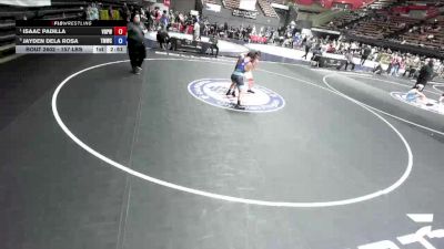 157 lbs Semis - Isaac Padilla, Vasky Bros\Pitman Wrestling Club vs Jayden Dela Rosa, Titan Mercury Wrestling Club (TMWC)