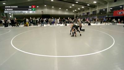 113 lbs Cons. Rd Of 16 - JJ Munoz, Utah vs Jarom Hansen, Empire Wrestling Club