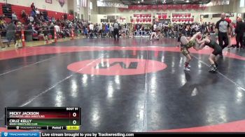 60 lbs Semifinal - Micky Jackson, Stillwater Area Wrestling vs Cruz Kelly, Bison Wrestling Club