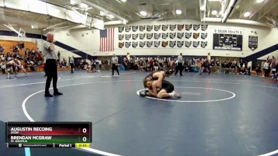 120 lbs Cons. Round 3 - Brendan McGraw, St. Ignatius vs Augustin Recoing, Stow