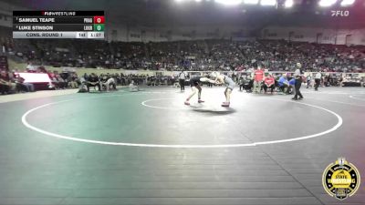 B3A-132 lbs Cons. Round 1 - Luke Stinson, Lone Grove vs Samuel Teape, Prague