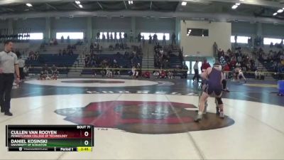 157 lbs Champ. Round 1 - Daniel Kosinski, University Of Scranton vs Cullen Van Rooyen, Pennsylvania College Of Technology