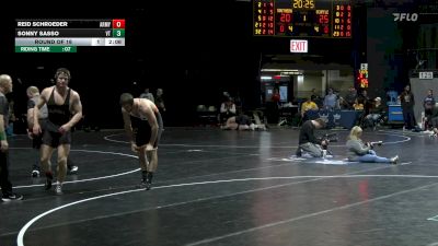 197 lbs Round Of 16 - Reid Schroeder, Army vs Sonny Sasso, Virginia Tech