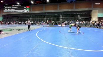 120 lbs Champ. Round 3 - Aliyah White, Casa Grande vs Ashleen Madare, Live Oak