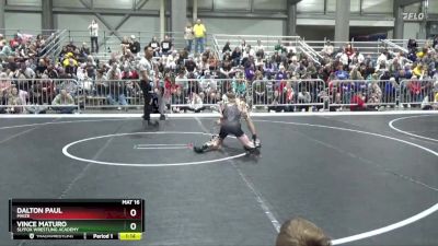 95 lbs Quarterfinal - Dalton Paul, Maize vs Vince Maturo, SlyFox Wrestling Academy