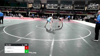 157 lbs Consi Of 16 #2 - Trent Layton, Academy Of The New Church vs Dashiel Hort, Poly Prep