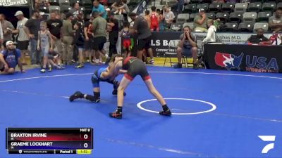 71 lbs Cons. Round 4 - Braxton Irvine, IA vs Graeme Lockhart, IA