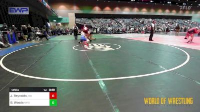 145 lbs Consi Of 32 #2 - Justus Reynolds, JWC vs Blest Woods, NM Beast