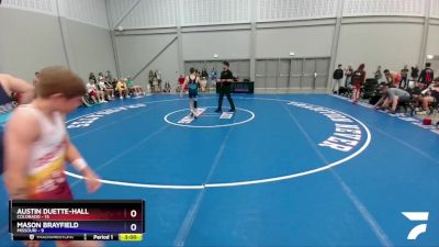 100 lbs Placement Matches (8 Team) - Austin Duette-Hall, Colorado vs Mason Brayfield, Missouri