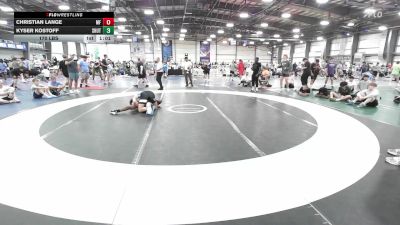 170 lbs Round Of 64 - Christian Lange, MF Army vs Kyser Kostoff, Team Shutt NXT GEN