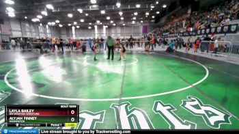 63-64 lbs Round 2 - Alyjah Finney, Washington vs Layla Bailey, NW Spartans Wrestling