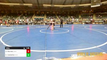 92 lbs 2nd Place - Drew Barnes, Cardinal Wrestling Club vs Elijah Castañón, Miami Wrestling Club