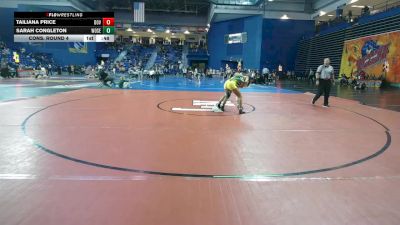 115 lbs Cons. Round 4 - Tailiana Price, Dover vs Sarah Congleton, Woodbridge Senior