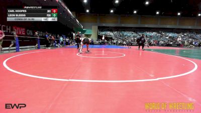 157 lbs Consi Of 16 #2 - Cael Hoopes, JWC vs Leon Bleess, Peninsula Wrestling Club (PWC)