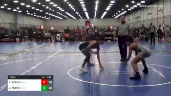 110 lbs Final - Braxten Antuna, Whitted Trained vs Juan Ybarra, Oklahoma Elite