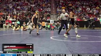 3A-126 lbs Semifinal - Jabari Hinson, Ames vs Maximus Riggins, Southeast Polk