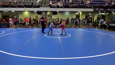 53 lbs Quarters - Kaid McMath, Team Barracuda Wrestling vs Lightning Whiterabbit, Coon Rapids Mat Bandits Wrestling Club
