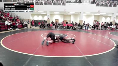 138 lbs Quarters & 1st Wb (16 Team) - Gabe Flores, Woodward Academy vs Er`Van Rowe, Glynn Academy