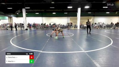 85 lbs Quarterfinal - Jaxon Sanchez, CA vs Ty Martin, IA