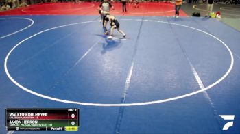 93 lbs Finals (8 Team) - Jaxon Herron, STMA (St. Michael/Albertville) vs Walker Kohlmeyer, Caledonia/Houston