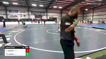 132 lbs Quarterfinal - Ty Stewart, Doughboy vs Mark Botello, MetroWest United