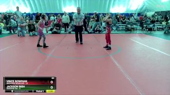 64 lbs Round 2 (8 Team) - Jackson Bish, Donahue WA vs Vince Bowman, Backyard Brawlers