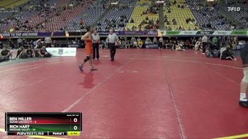 157 lbs Placement Matches (16 Team) - Ben Miller, Doane University vs Rich Hart, Missouri Valley