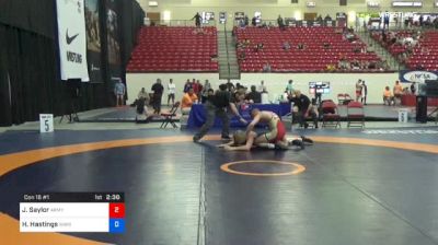 74 kg Con 16 #1 - Jimmy Saylor, Army West Point vs Hayden Hastings, Wyoming Wrestling RTC