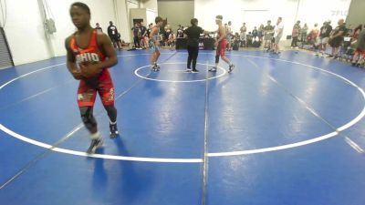 155 lbs Lincoln James, Ohio Gray vs Kellen Rabakon, Michigan Blue