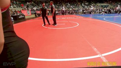 102 lbs 5th Place - Maisyn Lott, Bison Takedown Club vs Paityn McCann, Lady Outlaw Wrestling Academy