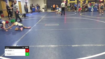 56 lbs Final - Maverick Elliott, Mat Assassins vs Tyanna Evans, Orchard South WC