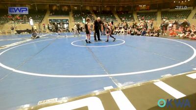 64 lbs Rr Rnd 3 - Brantley Lewis, Coweta 12u vs Jaxon Wolfenberger, Keystone Wrestling Club