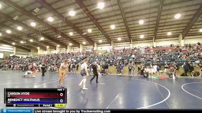 182 lbs Cons. Round 3 - Carson Hyde, ID vs Benedict Holthaus, UT