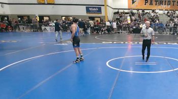 149Blue lbs Rr Rnd 1 - Danny Delusant, Sacred Heart vs Brandon Sauter, Franklin & Marshall