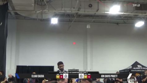 Elijah Sacra vs Jon Davis Pruett 2026 Pan IBJJF Jiu-Jitsu No-Gi Championship